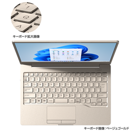 ベージュゴールド キーボード