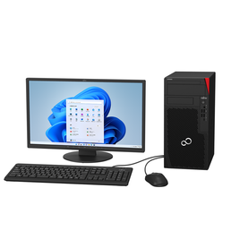 USB 有線キーボード/USB 有線 光学式マウス 21.5型ワイド液晶（ノングレア）HDMI入力付