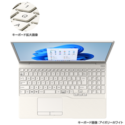 アイボリーホワイト キーボード