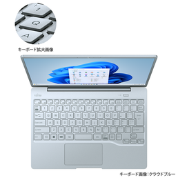 クラウドブルー キーボード
