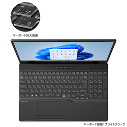 ブライトブラック プリズムクリアキーボード