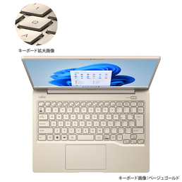 ベージュゴールド キーボード