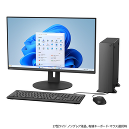 本体＋27型ワイド液晶（ノングレア、HDMI入力搭載）