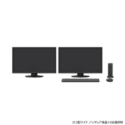 本体＋21.5型ワイド液晶×2