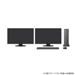 本体＋21.5型ワイド液晶×2