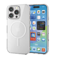 iPhone 16 Pro用ハイブリッドケース/MAGKEEP/ホワイト PM-A24CMAG02WH