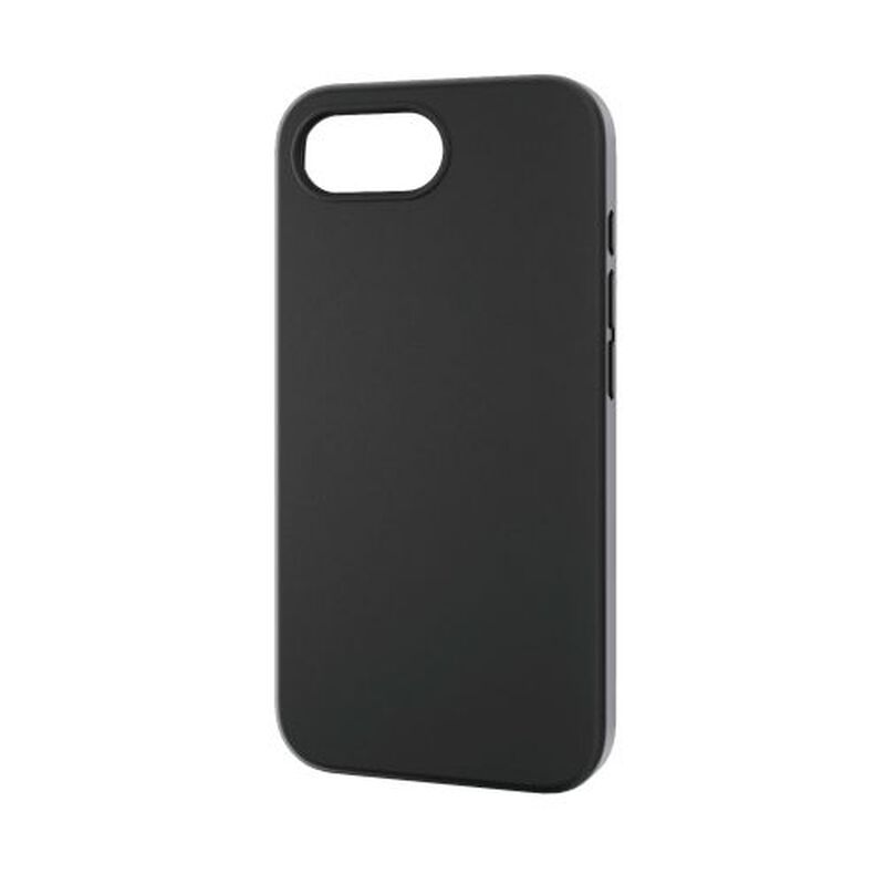 iPhone 16e/ハイブリッドケース/シリコン/カラータイプ/ブラック PM-A25SHVSCCBK