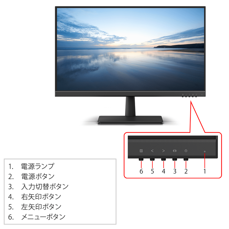 2024人気No.1の WEB 富士通 MART WMD24021BT 23.8型ワイド液晶ディスプレイ | ディスプレイ・モニター本体