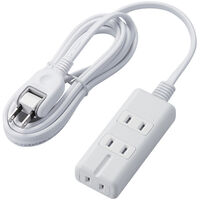 磁石タップ/3個口(内3ピン1)/2m/ホワイト T-KM01-2320WH