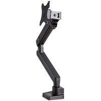 液晶モニターアーム クランプ式/グロメット式 VESA規格34インチディスプレイ対応 2ポートUSBハブ搭載 ケーブル収納可能 ARMSLIM2USB3