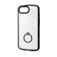 iPhone 16e/TOUGH SLIM LITE/フレームカラー/背面クリア/リング付/ブラック PM-A25STSLFCRBK