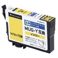 Color Creation 汎用インクカートリッジ/EPSON/MUG-Y互換/マグカップ/イエロー CC-EMUGY