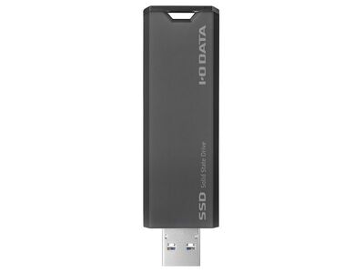 USB3.2 Gen2対応 スティックSSD 2TB グレー×ブラック SSPS-US2GR