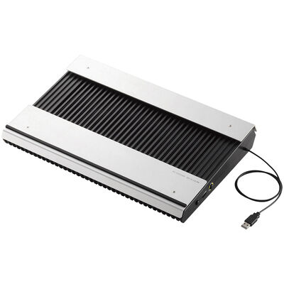 ノートPC用クーラー/置き台/大型ファン×2/ブーストモード/ブラック SX-CL23LBK