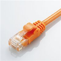CAT6準拠 GigabitやわらかLANケーブル 1m(オレンジ) LD-GPY/DR1