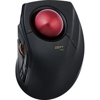 トラックボールマウス/人差指/8ボタン/チルト機能/有線/無線/Bluetooth/1000万回耐久/ブラック M-DPT1MRBK