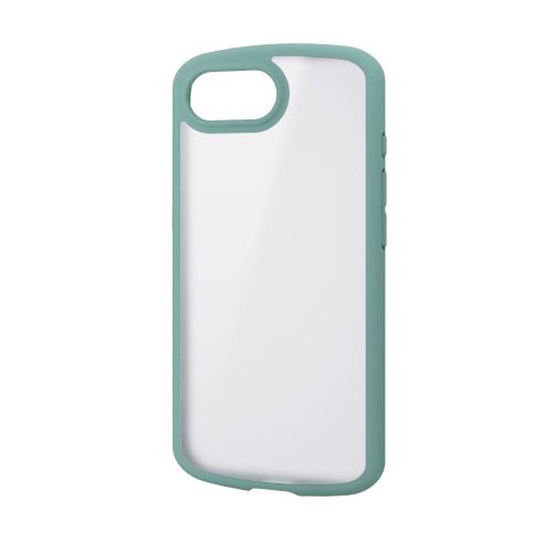 iPhone 16e/TOUGH SLIM LITE/フレームカラー/背面クリア/シルキークリア/グリーン PM-A25STSLFCSGN