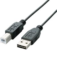 両面挿しUSBケーブル/(A-B)/5.0m/ブラック U2C-DB50BK