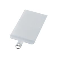ストラップホールシート/カードスリーブタイプ/1口タイプ/Sサイズ/1枚入り/マットクリア P-STHD1CASCR