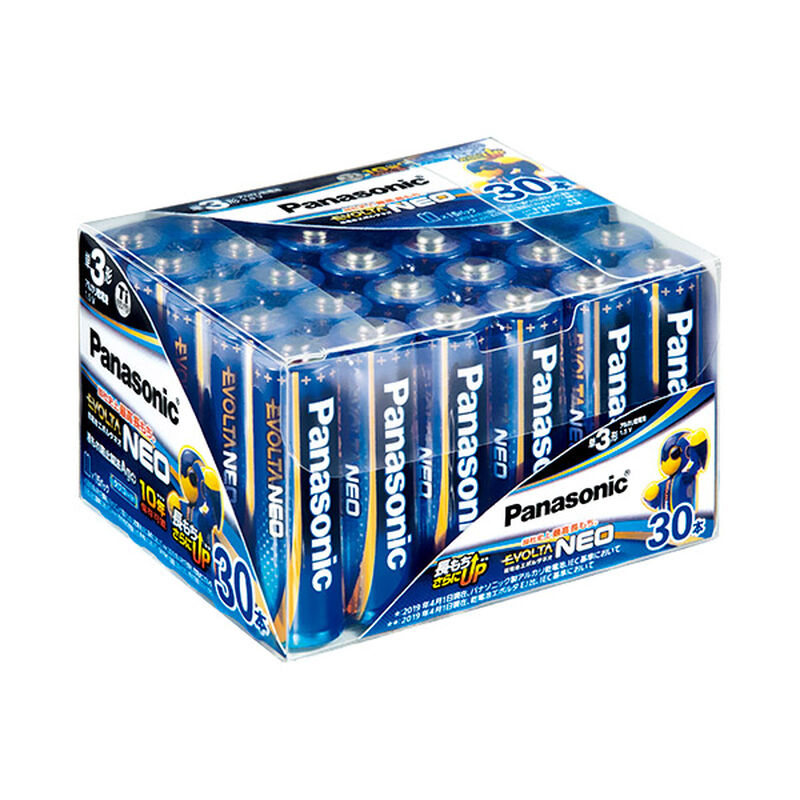 乾電池エボルタネオ 単3形 30本パック LR6NJ/30SH
