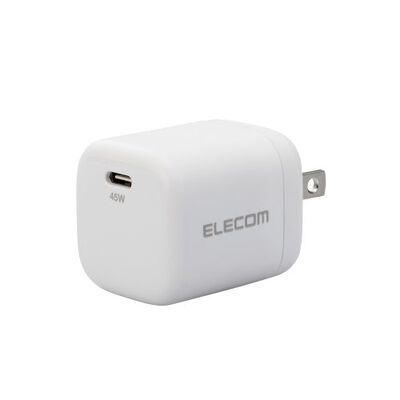 ノートPC向けACアダプター/USB充電器/USB Power Delivery/45W/Type-C1ポート/スイングプラグ/ホワイト ACDC-PD2245WH