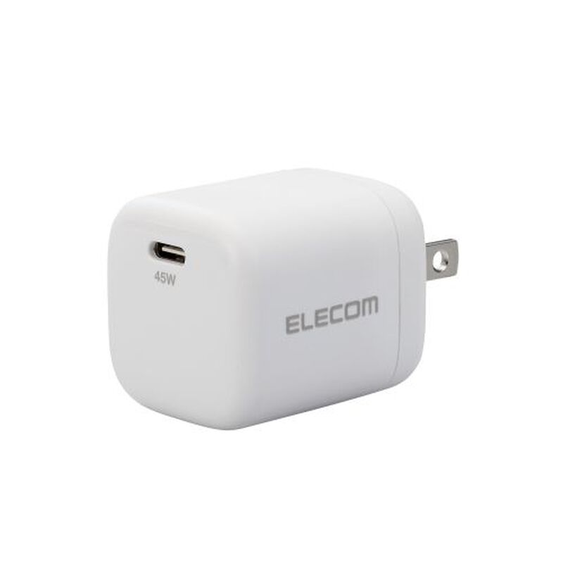 ノートPC向けACアダプター/USB充電器/USB Power Delivery/45W/Type-C1ポート/スイングプラグ/ホワイト ACDC-PD2245WH