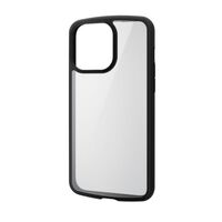 iPhone 15 Pro Max用ハイブリッドケース/TOUGH SLIM LITE/フレームカラー/ストラップシート/ブラック PM-A23DTSLFCBK
