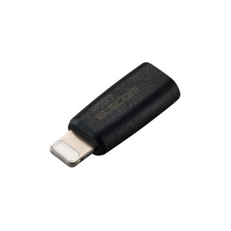 変換アダプタ/Type-C(メス)-Lightning(オス)/USB Power Delivery対応/ブラック MPA-CFLMBK
