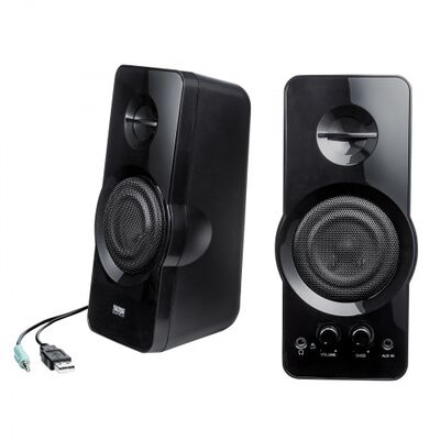 ハイパワーUSB電源スピーカー MM-SPL19UBK