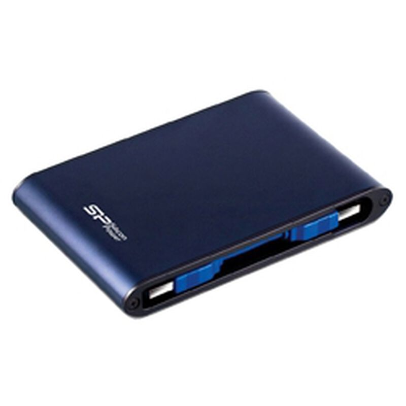 USB3.0/2.0対応 耐衝撃 防水仕様 Armor A80 ポータブルHDD 2TB Blue SP020TBPHDA80S3B
