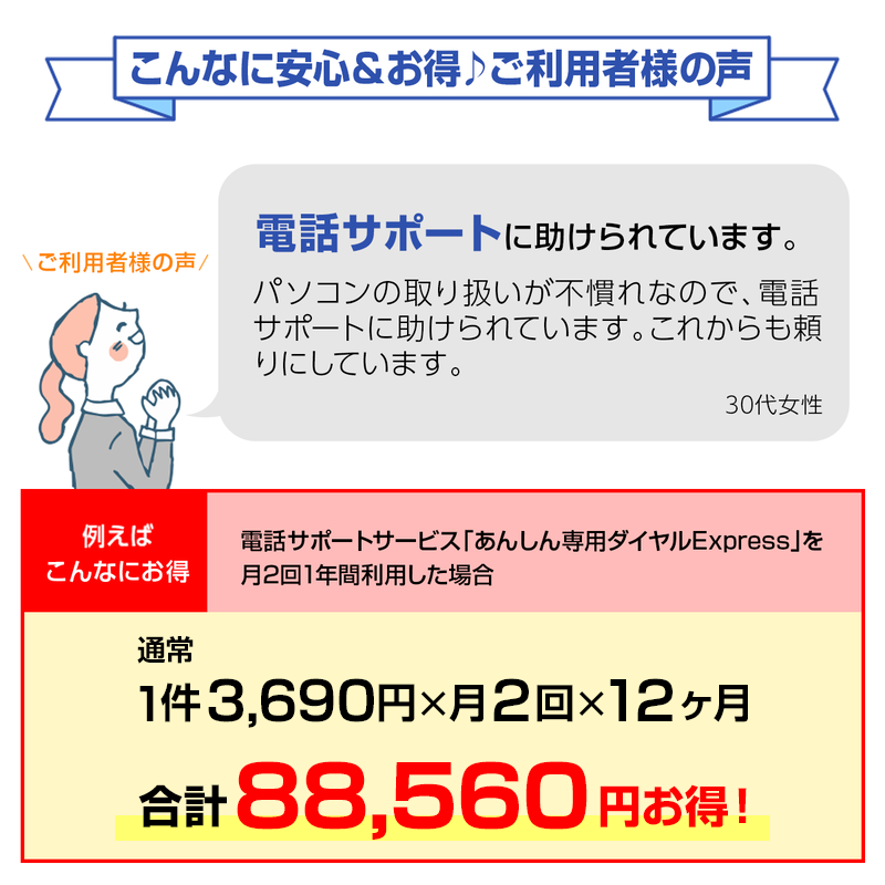 FMV プレミアムサービス「あんしんワイド」年額版〔年額27,588円(税込)〕