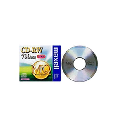 CDRW・1-4倍速対応・容量700MB・1枚パック・1枚ずつプラケース入り CDRW80MQ.S1P