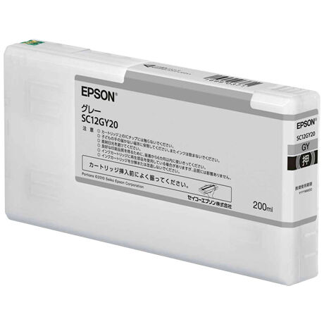 富士通WEB MART] SureColor用 インクカートリッジ/200ml（グレー） SC12GY20 ZD-SC12GY20 : 富士通