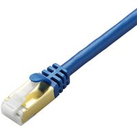 LANケーブル/CAT7準拠/爪折れ防止/0.5m/メタリックブルー LD-TWST/BM05