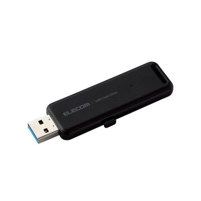 外付けSSD/ポータブル/USB3.2(Gen2)対応/スライド式/500GB/ブラック ESD-EMB0500GBK