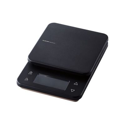 キッチンスケール/計量器/カロリー計測/ご飯+炭水化物2種登録/最大3kg/最小0.5g/バックライト付/ブラック HCS-KSA02BK