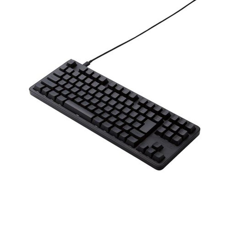 メカニカルキーボード/Leggero/有線/USB Type-C着脱式/テンキーレス/静音赤軸/吸音シート内蔵/ブラック TK-MC30UKPBK