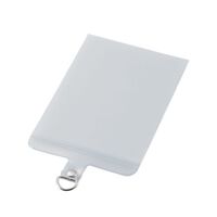 ストラップホールシート/カードスリーブタイプ/1口タイプ/Mサイズ/1枚入り/マットクリア P-STHD1CAMCR
