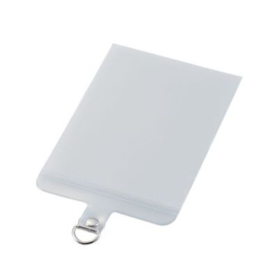 ストラップホールシート/カードスリーブタイプ/1口タイプ/Mサイズ/1枚入り/マットクリア P-STHD1CAMCR