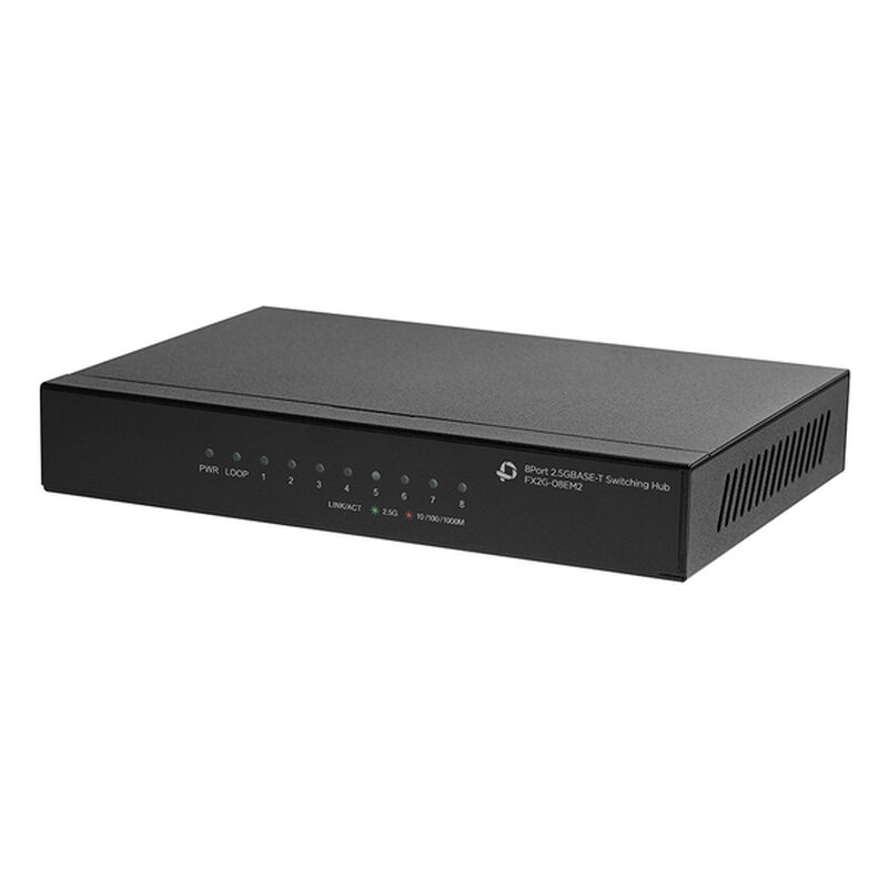 8ポート 2.5GBASE-T スイッチングハブ FX2G-08EM2