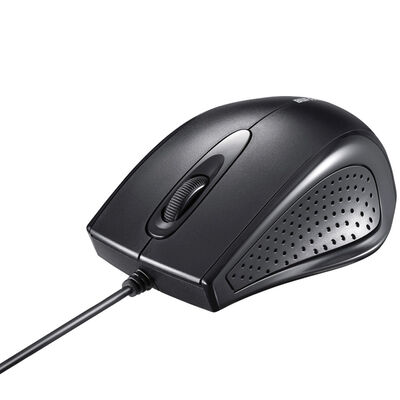 有線 3ボタン IR LED光学式マウス ブラック BSMRU050BK