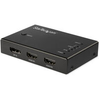 4入力1出力HDMIディスプレイ切替器セレクター 3x HDMI/1x DP 4K60Hz対応 マルチポートHDMIスイッチ 自動切替機能付き VS421HDDP