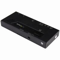 2入力1出力HDMIディスプレイ切替器/セレクター 4K 2x1 HDMIスイッチ 高速・自動切替機能付き シリアルコントロール VS221HD4KA