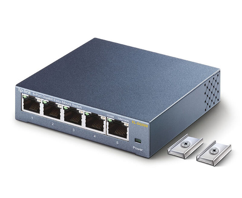 5ポート ギガビット らくらくマウントスイッチングハブ TL-SG505(JP) V2