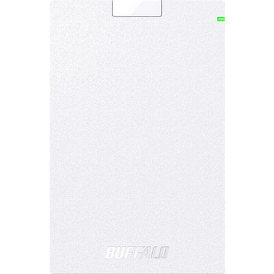 USB3.2(Gen1)対応ポータブルHDD Type-Cケーブル付 2TB ホワイト HD-PGAC2U3-WA