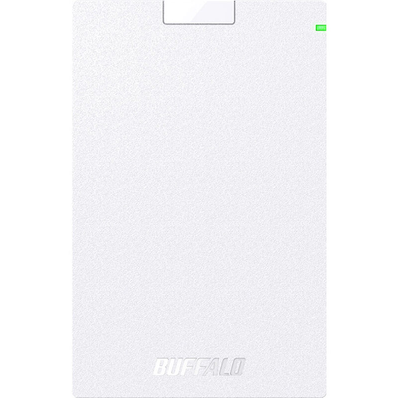 USB3.2（Gen1）対応ポータブルHDD Type-Cケーブル付 2TB ホワイト HD-PGAC2U3-WA