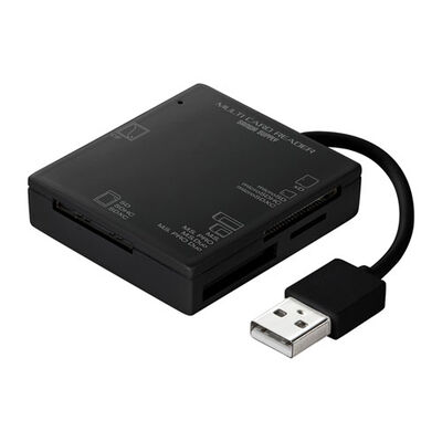 USB2.0 カードリーダー(ブラック) ADR-ML15BKN