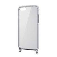 iPhone SE 第3世代/SE 第2世代/8/7用ハイブリッドケース/スマホショルダーストラップホール付き/クリア PM-A22SHVCKSHCR