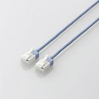 LANケーブル/CAT6A/スーパースリム/爪折れ防止/0.5m/ブルー LD-GPASST/BU05