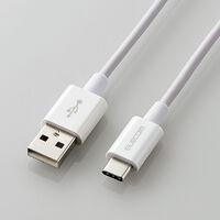 スマートフォン用USBケーブル/USB(A-C)/認証品/やわらか耐久/1.2m/ホワイト MPA-ACYS12NWH
